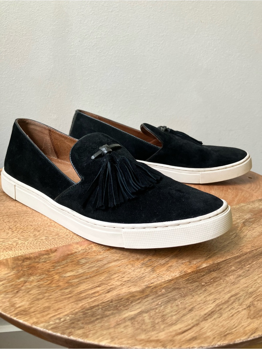 Frye | Women's Gemma Tassel Slip-On Suede Sneakers